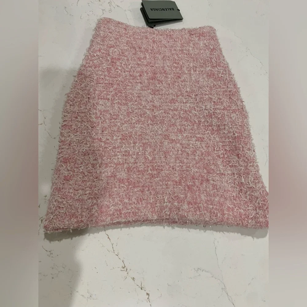 Balenciaga Cotton Tweed Mini Skirt Size XS